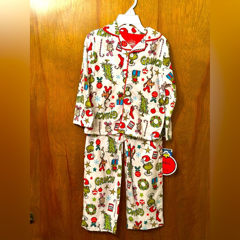 Toddler Grinch pajamas